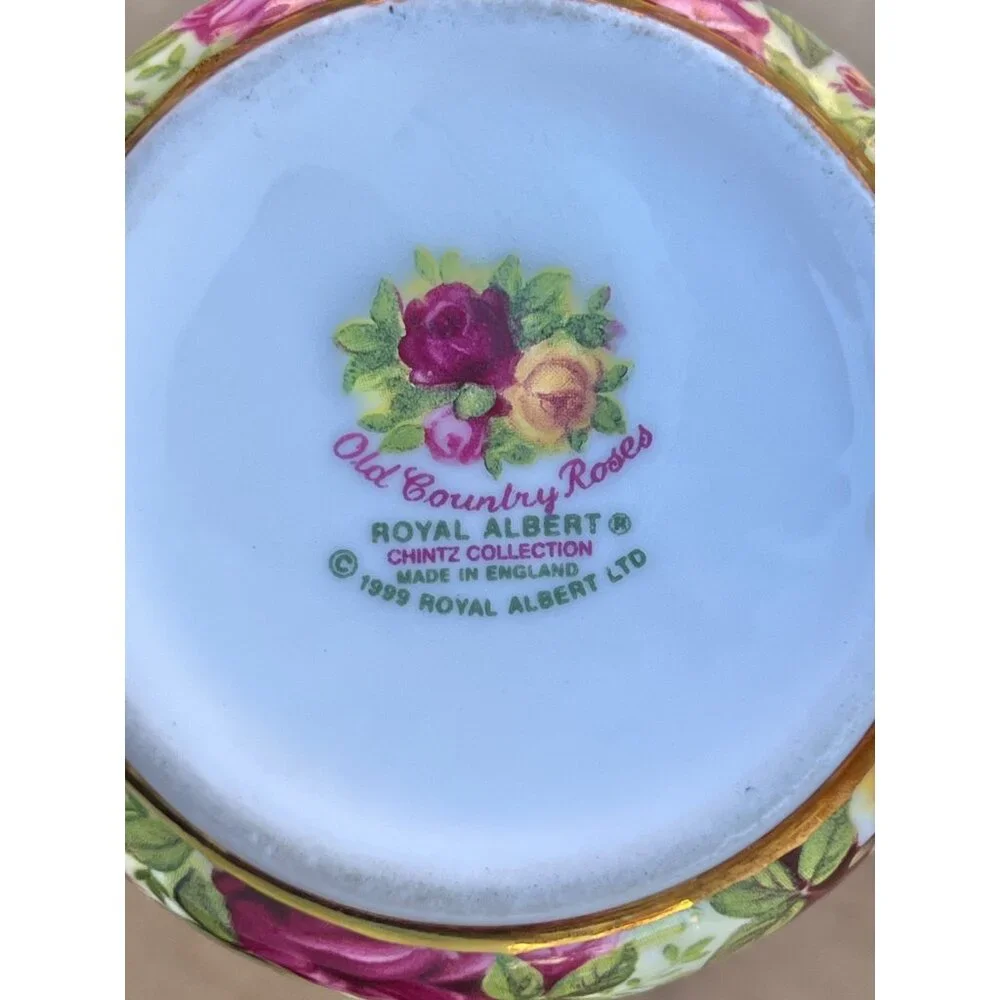 Royal Albert Old Country Roses Chintz Collection Mug 1998 Cup Bone China 4” T